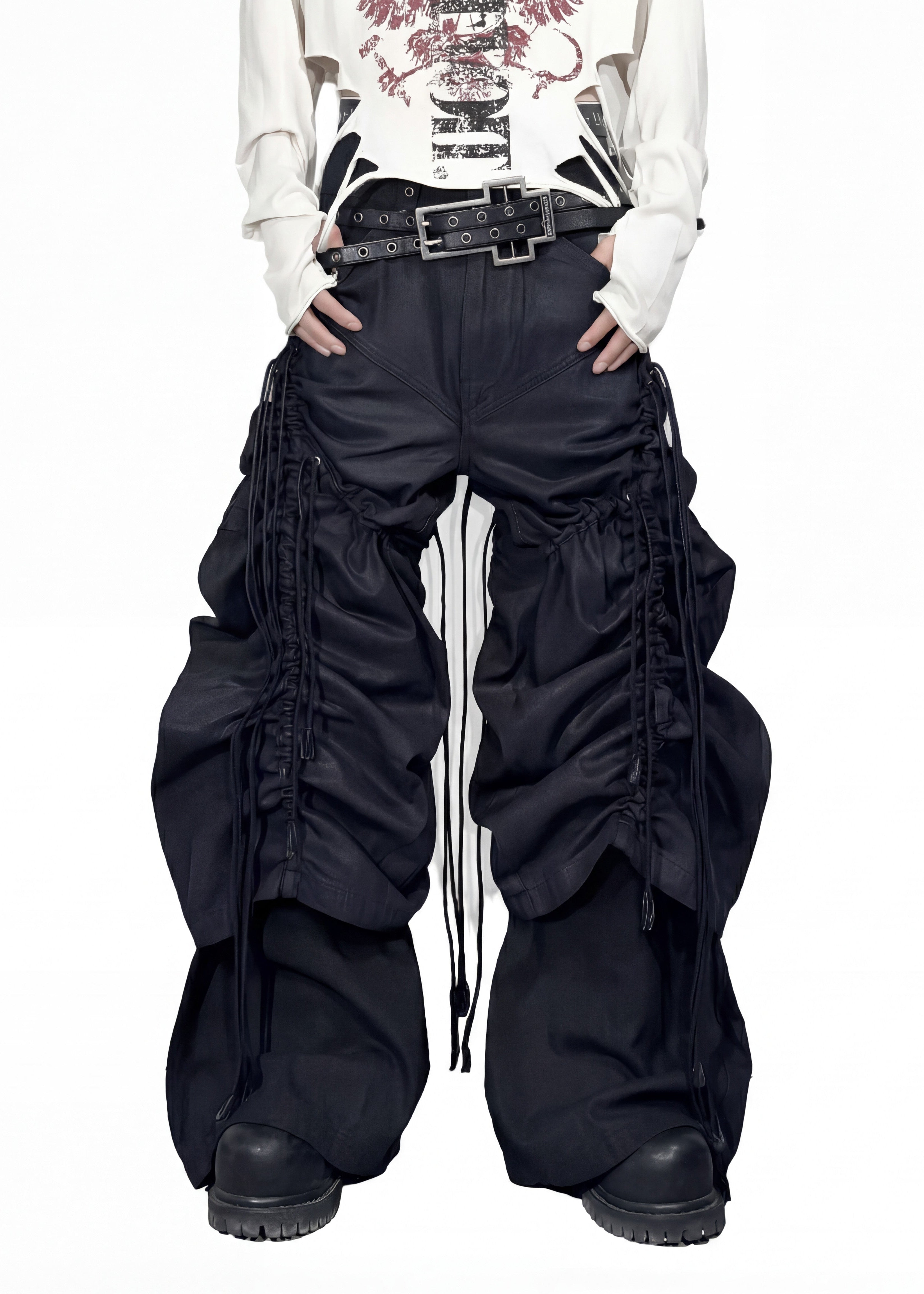 RUCHED CARGO PANTS
