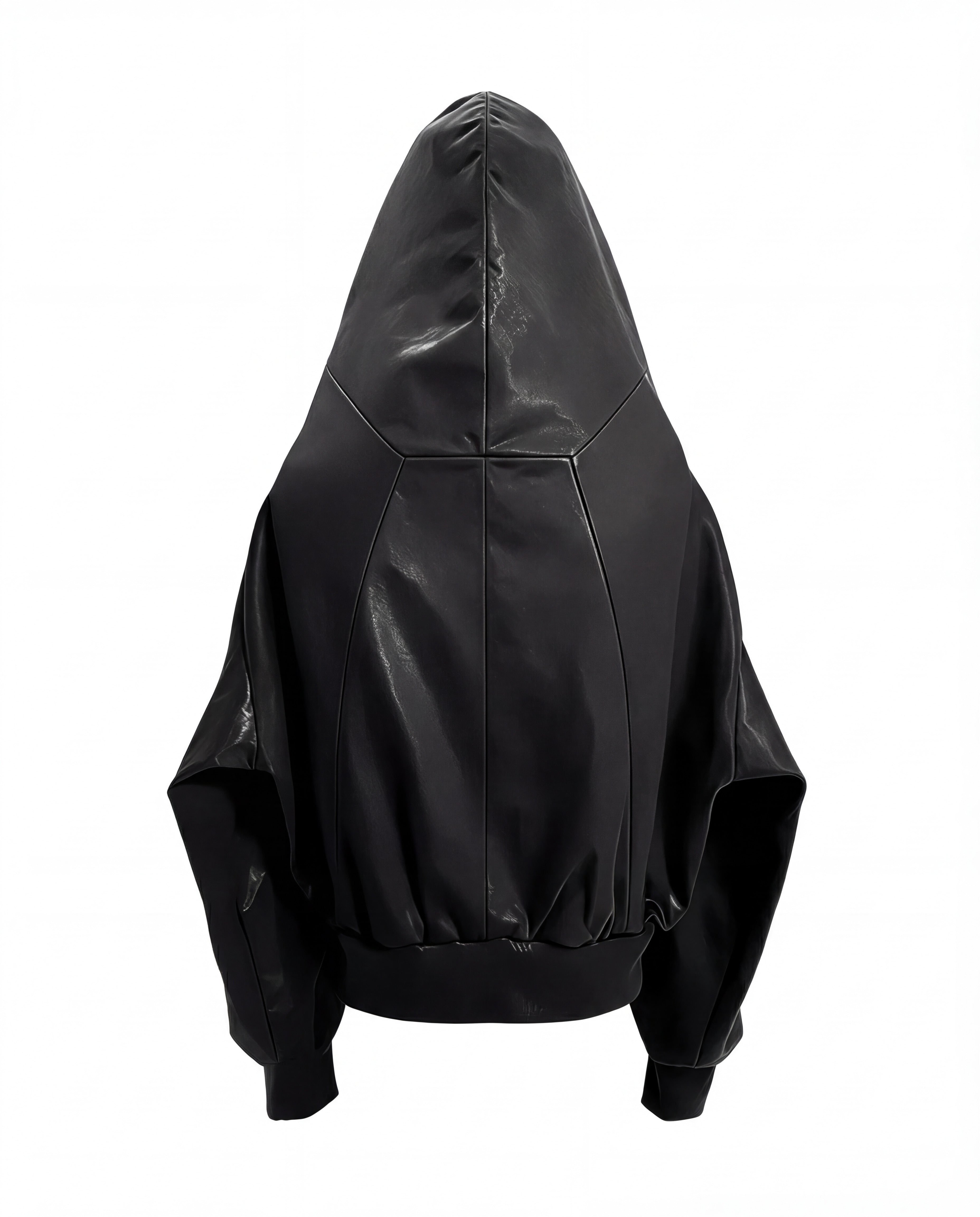 DECONSTRUCTED LEATHER BOMBER