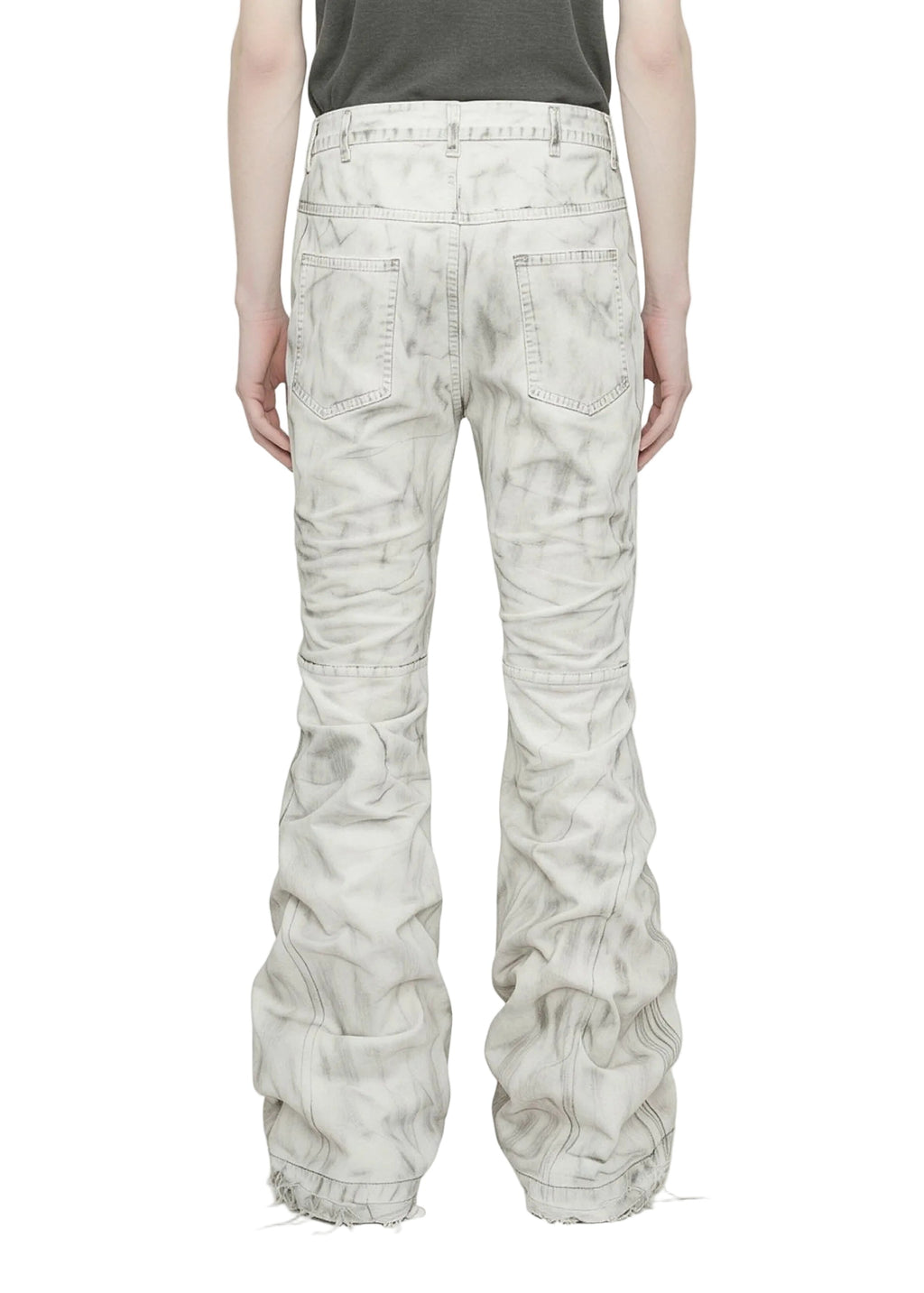 HIGH-WAIST LEG JEANS