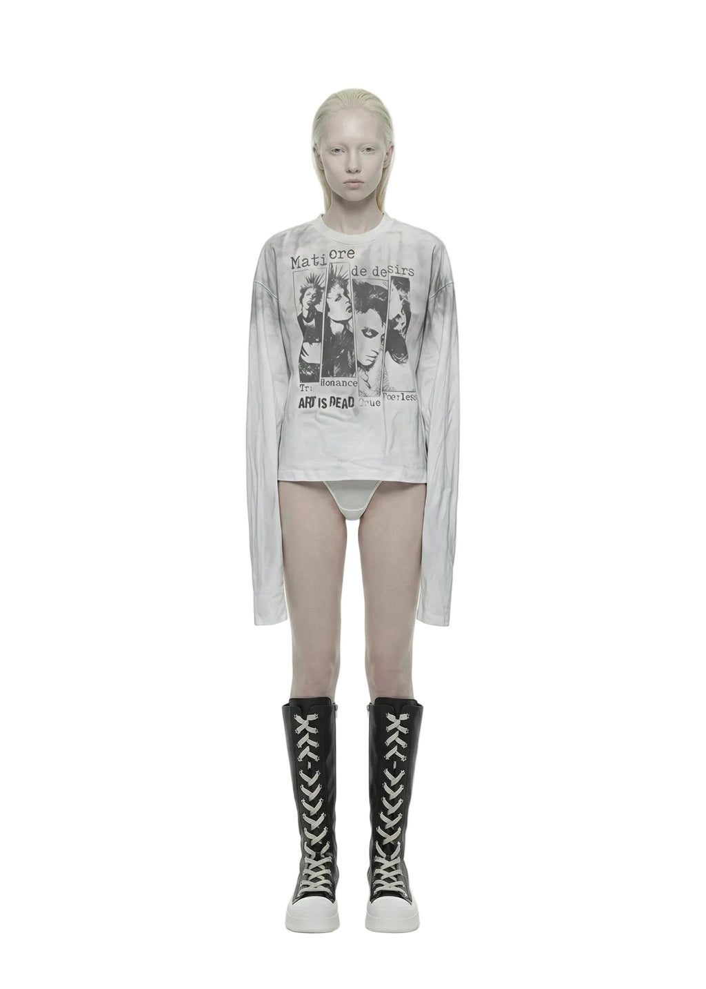 HI-TOP PLATFORM BOOTS
