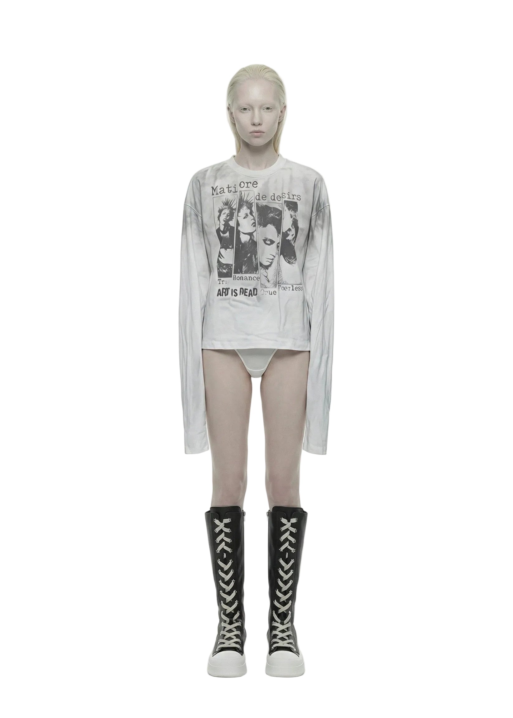 HI-TOP PLATFORM BOOTS