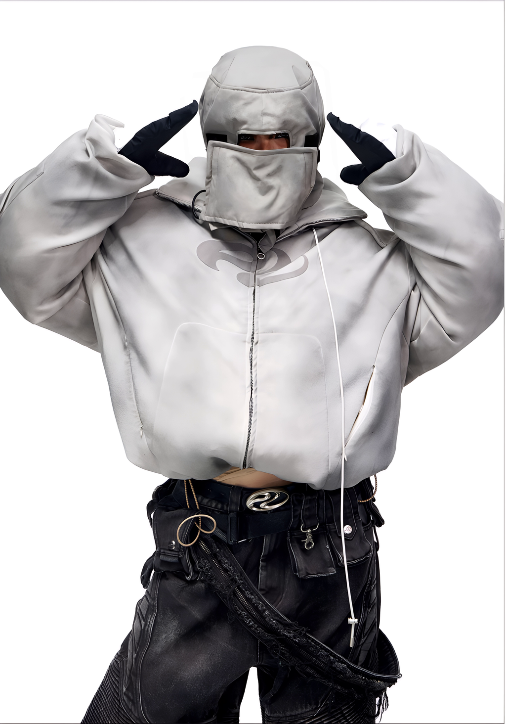 GHOST PUFFER WITH  BALACLAVA