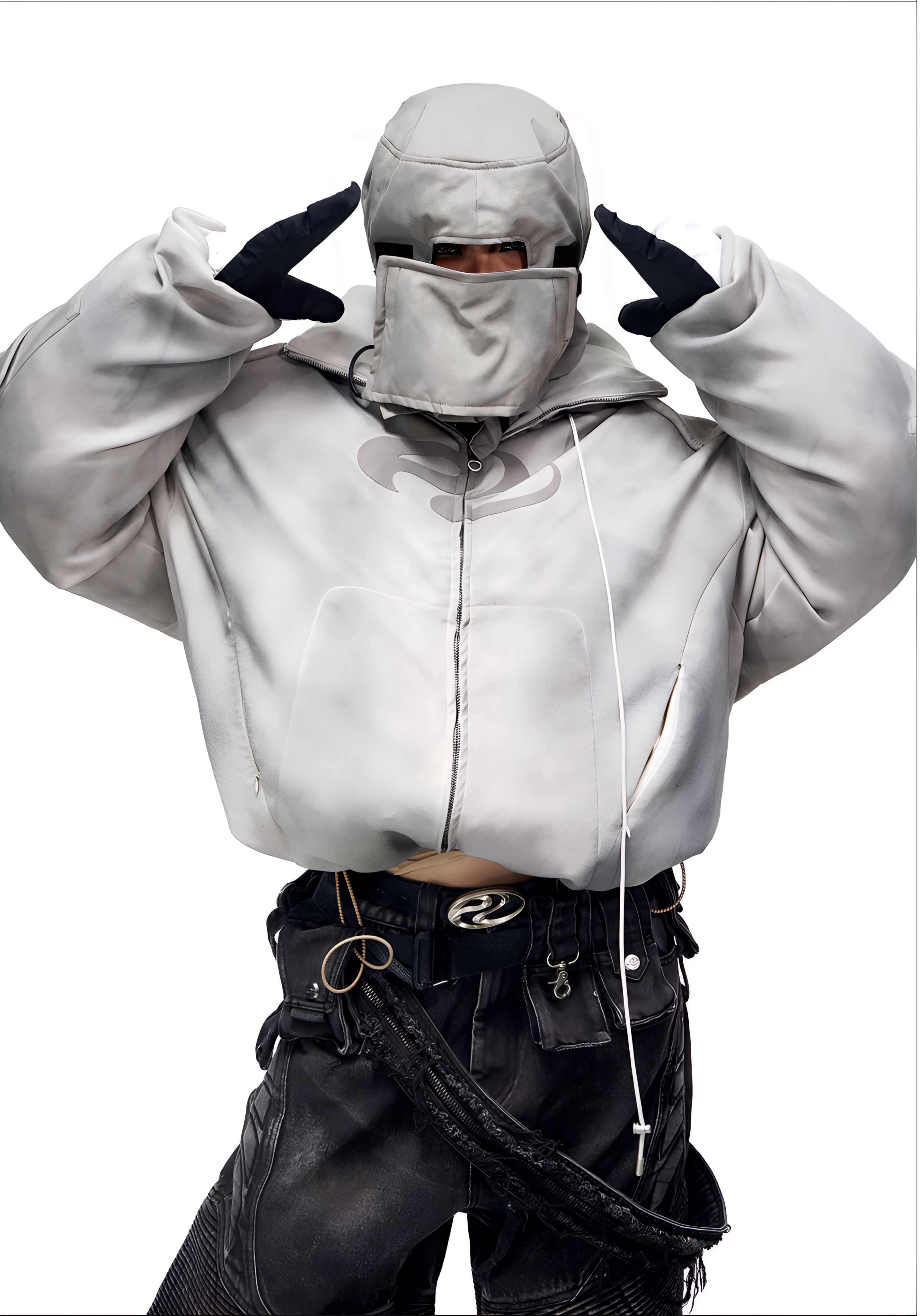 GHOST PUFFER WITH  BALACLAVA
