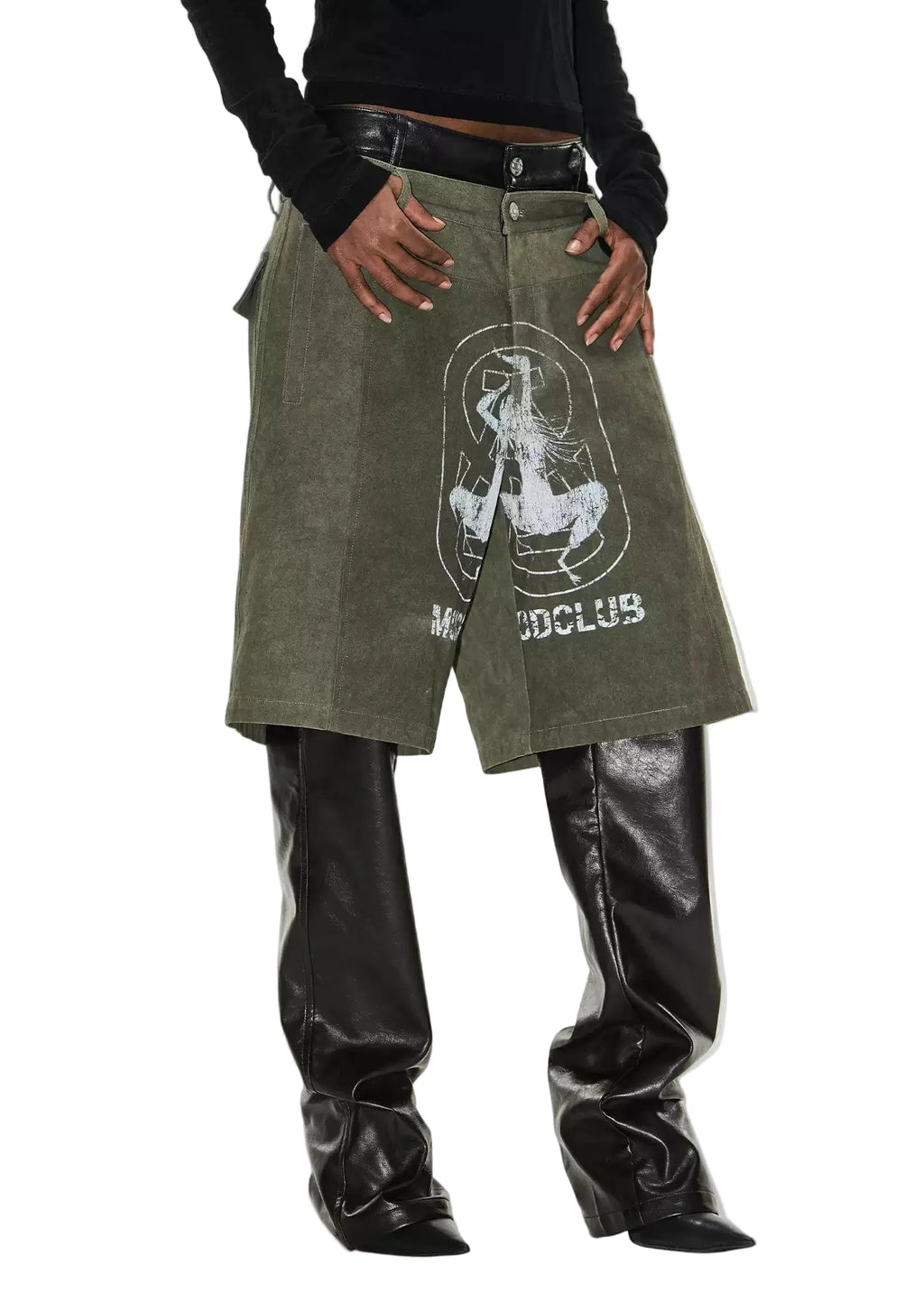 CARGO WIDE LEG DENIM