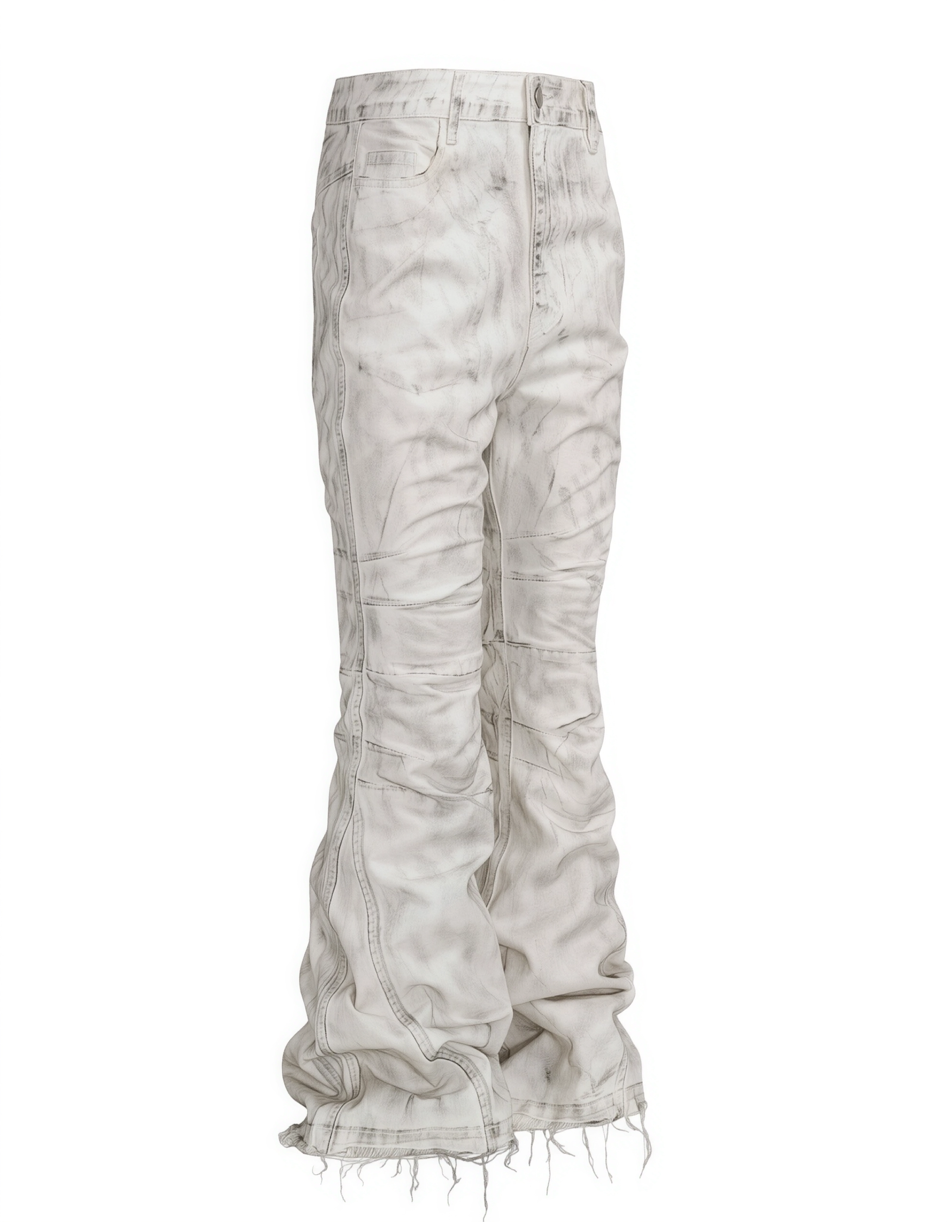 HIGH-WAIST LEG JEANS