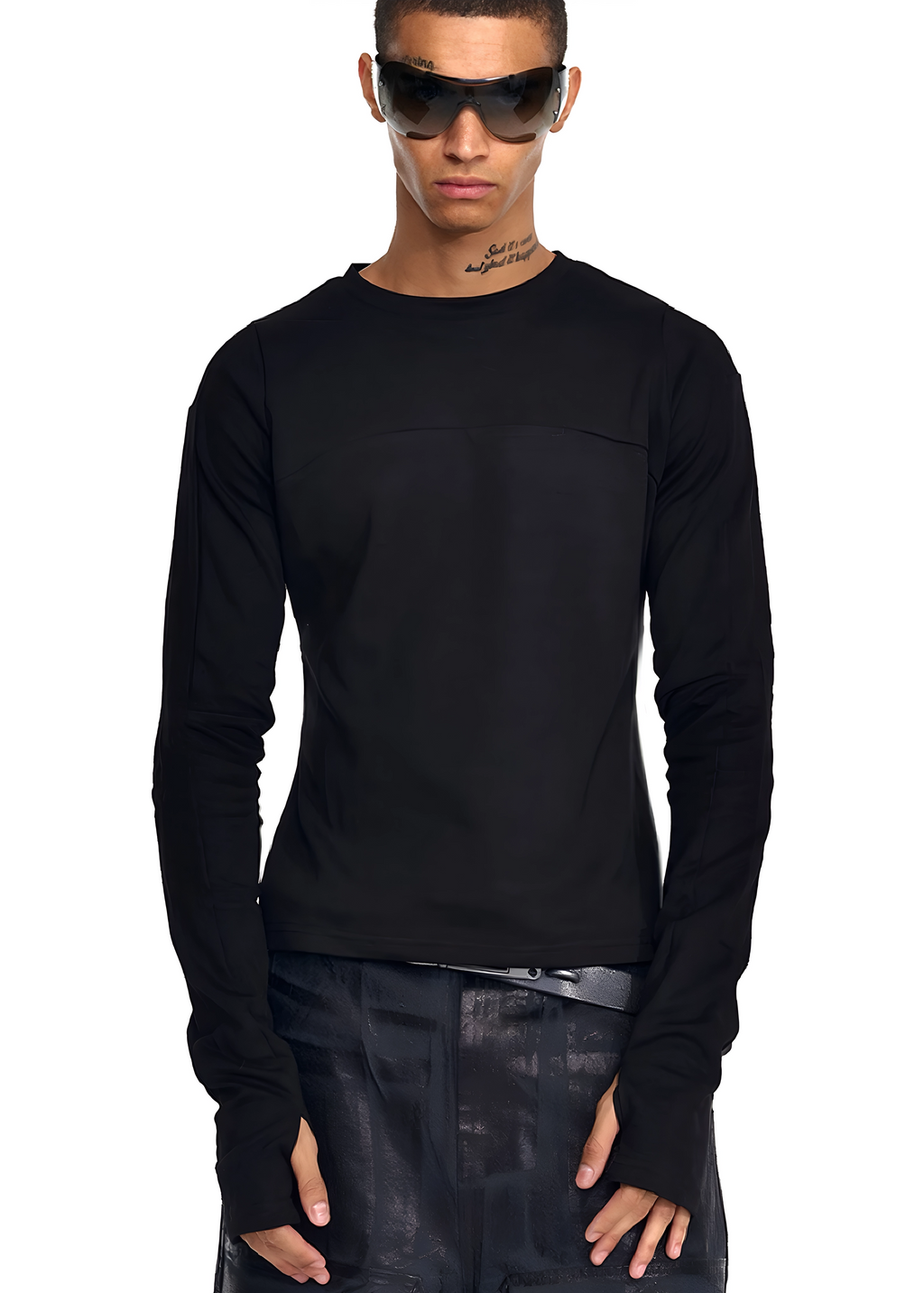 TWO-TONE CUT SHIRT