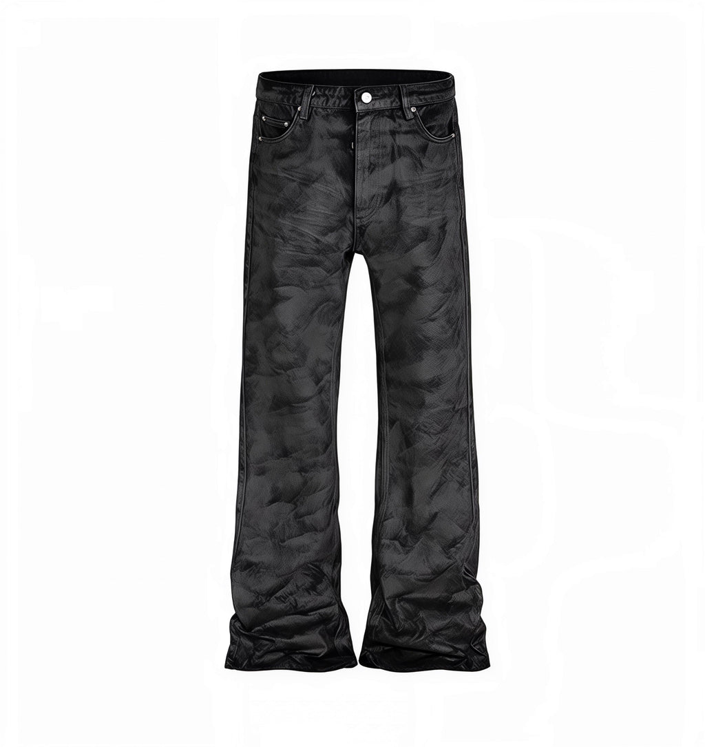 LEG STACKED DENIM JEANS