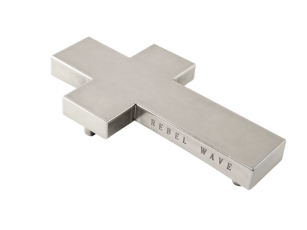 CROSS BUCKLE GROMMET BELT
