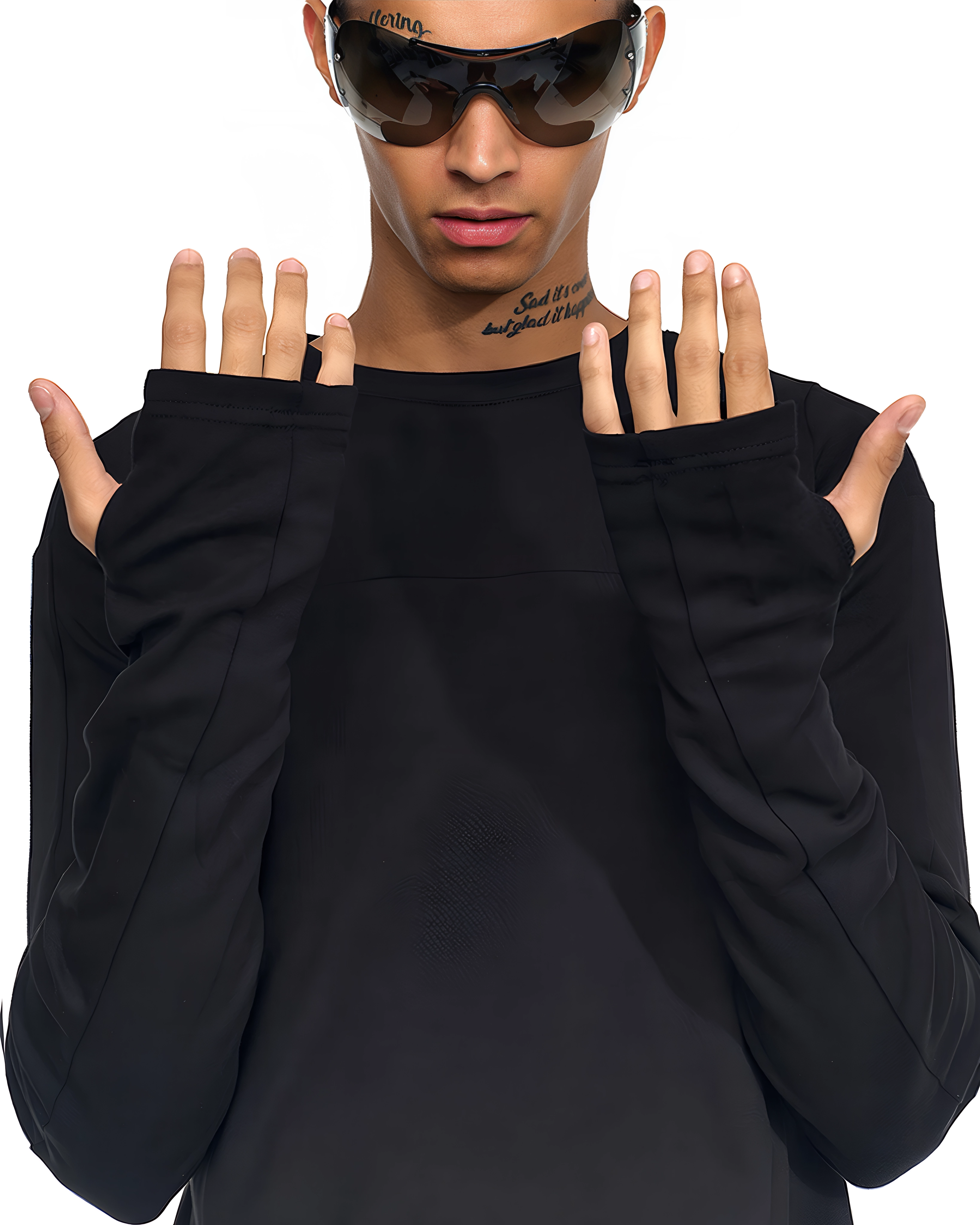 TWO-TONE CUT SHIRT
