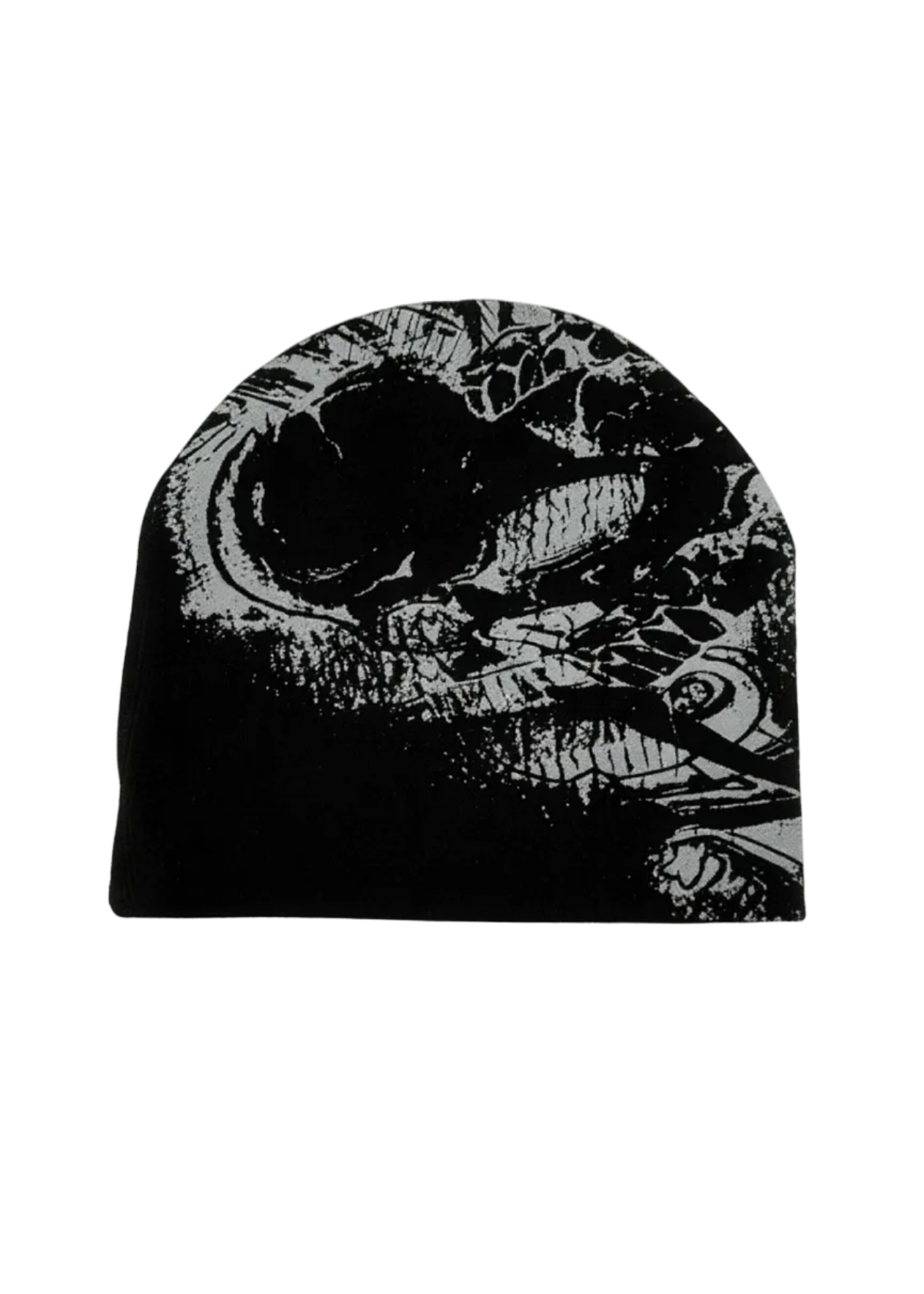 SKULL GRAPHIC KNIT BEANIE
