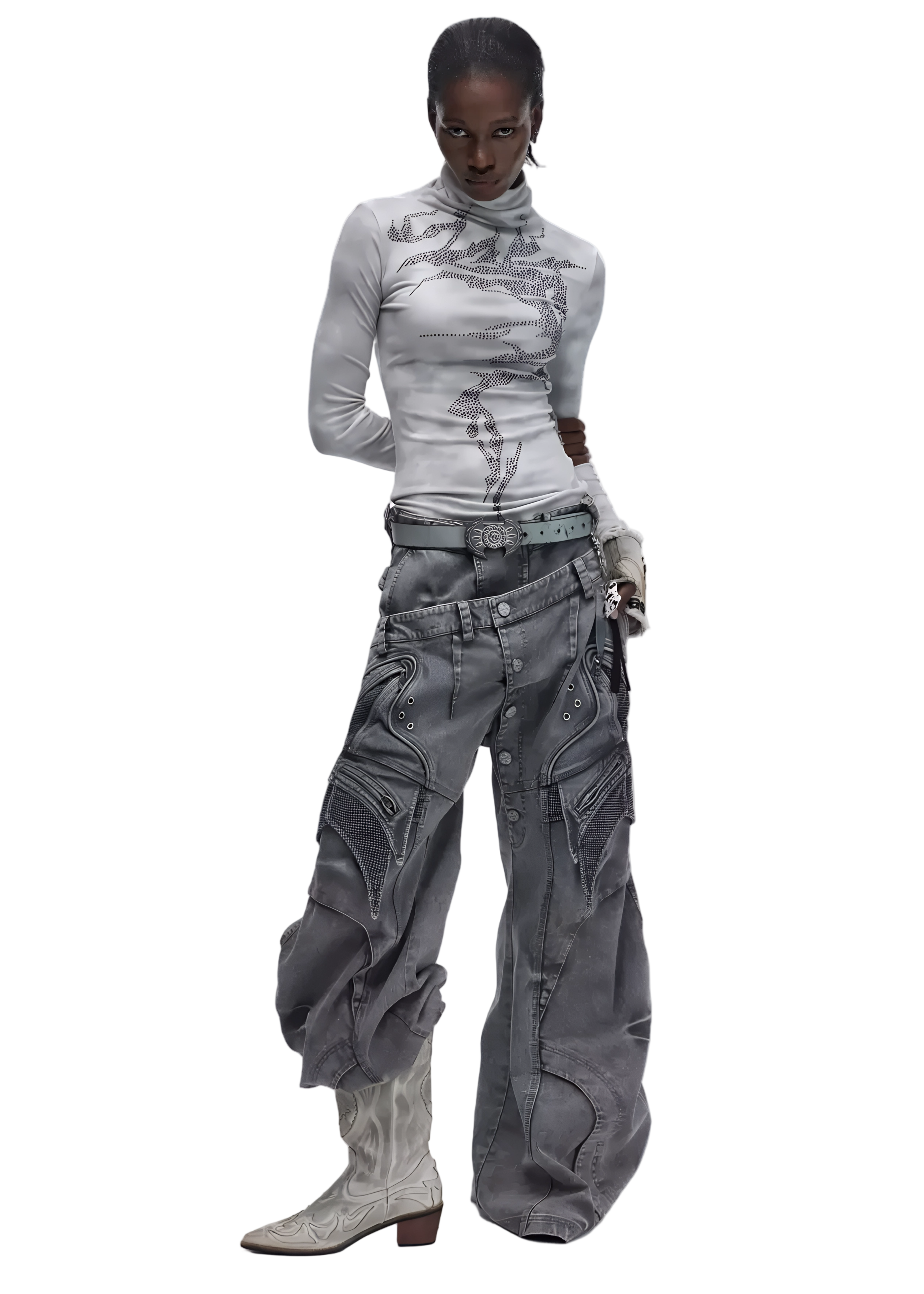 DUST WASH HEAVY CARGO PANTS