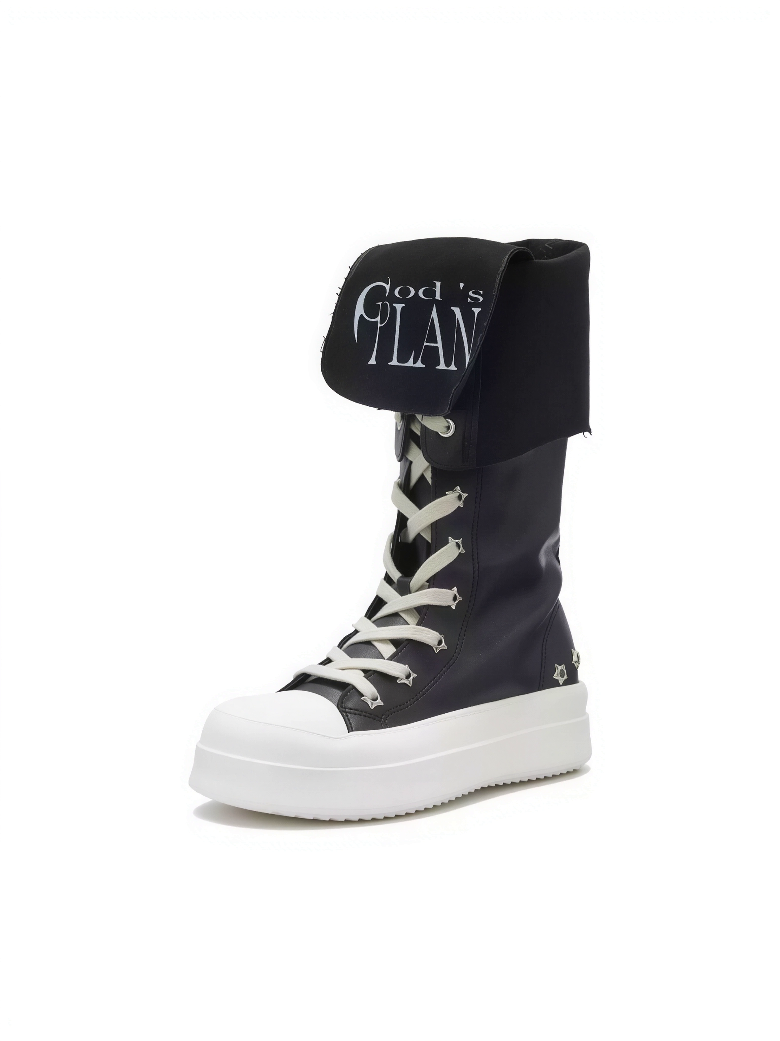 HI-TOP PLATFORM BOOTS