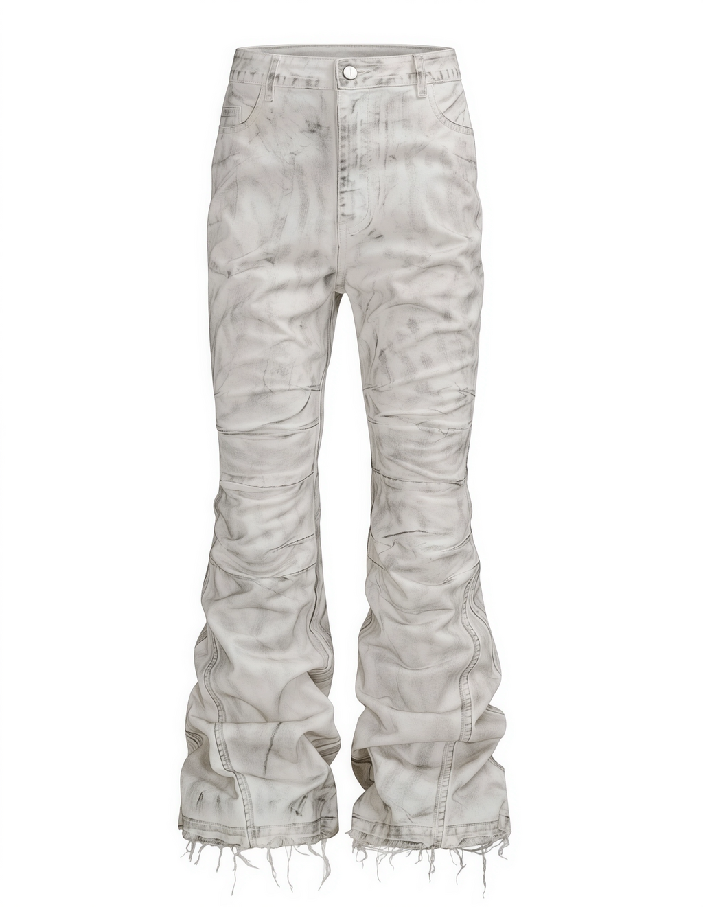 HIGH-WAIST LEG JEANS