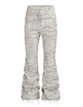 HIGH-WAIST LEG JEANS
