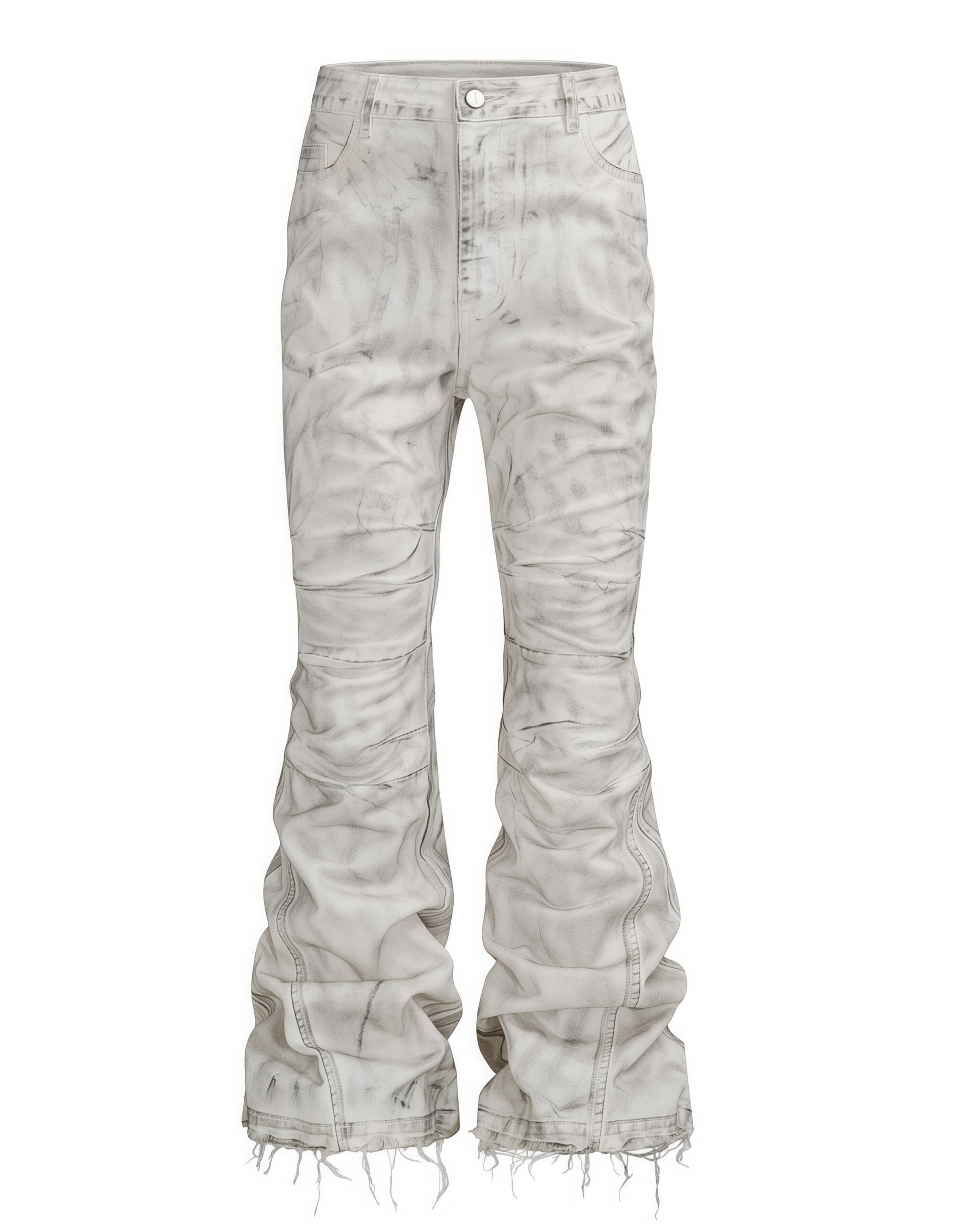 HIGH-WAIST LEG JEANS