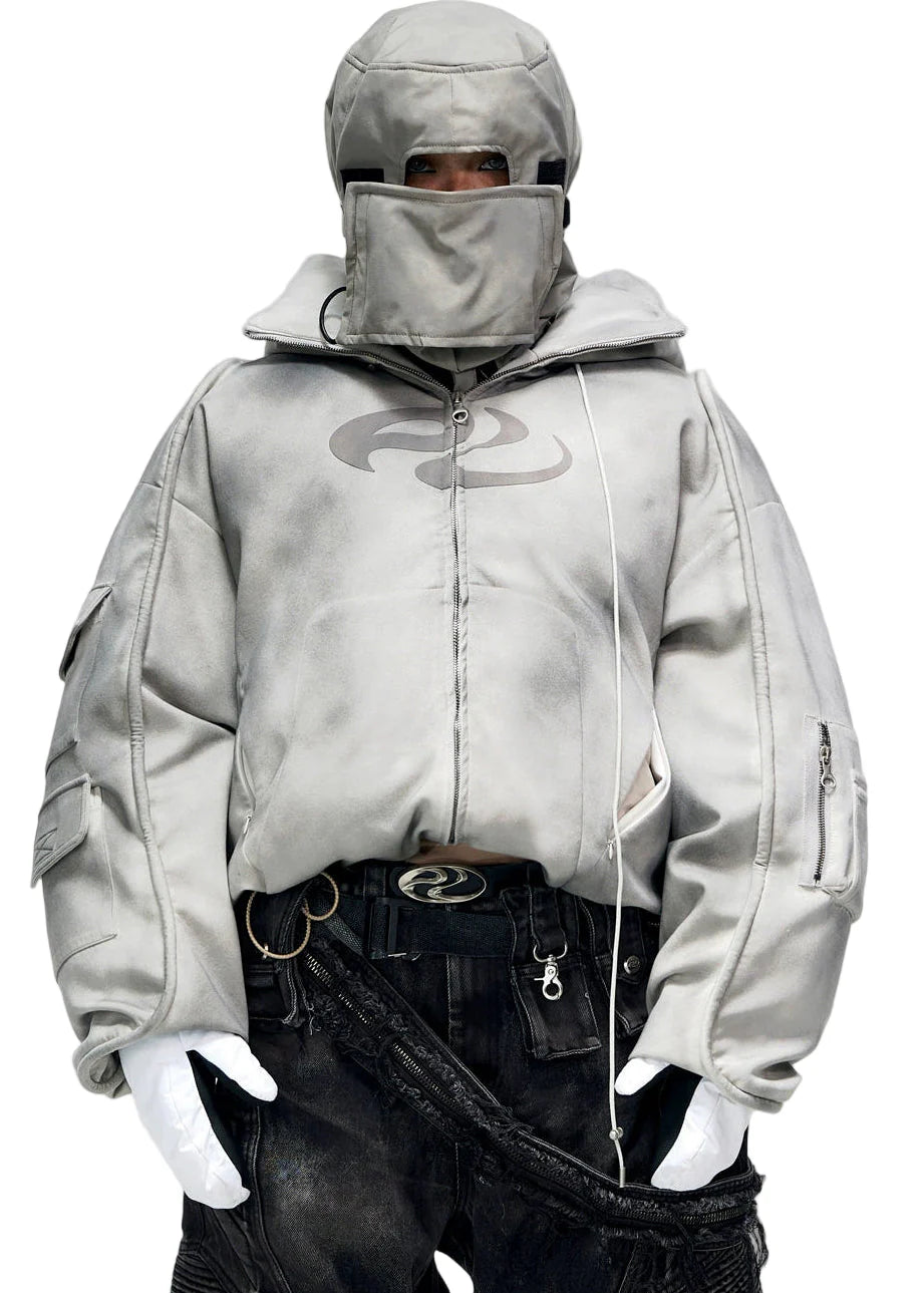 GHOST PUFFER WITH  BALACLAVA