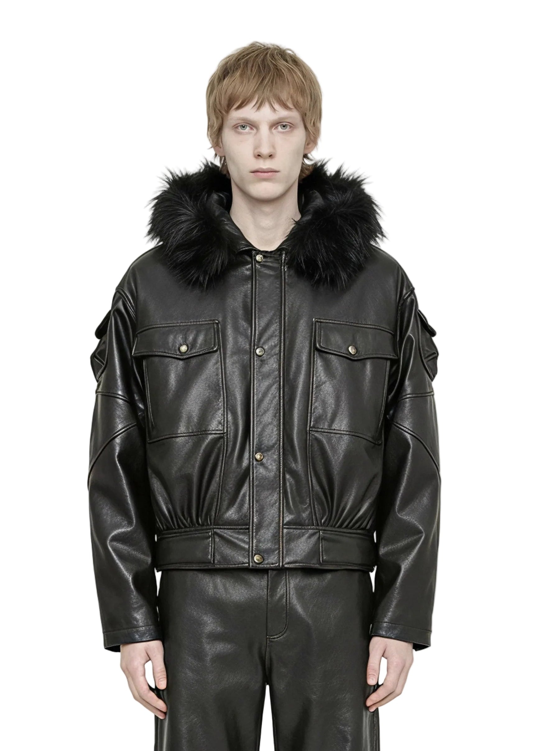 COATED UTILITY JACKET