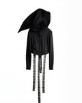 GOTHIC CORSETED HOODIE