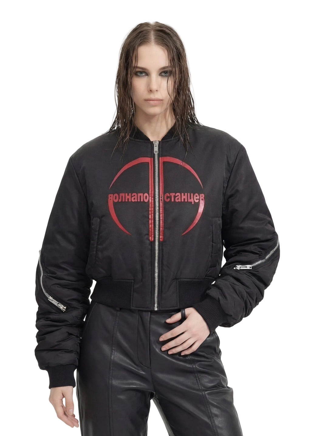 CROPPED BOMBER JACKET