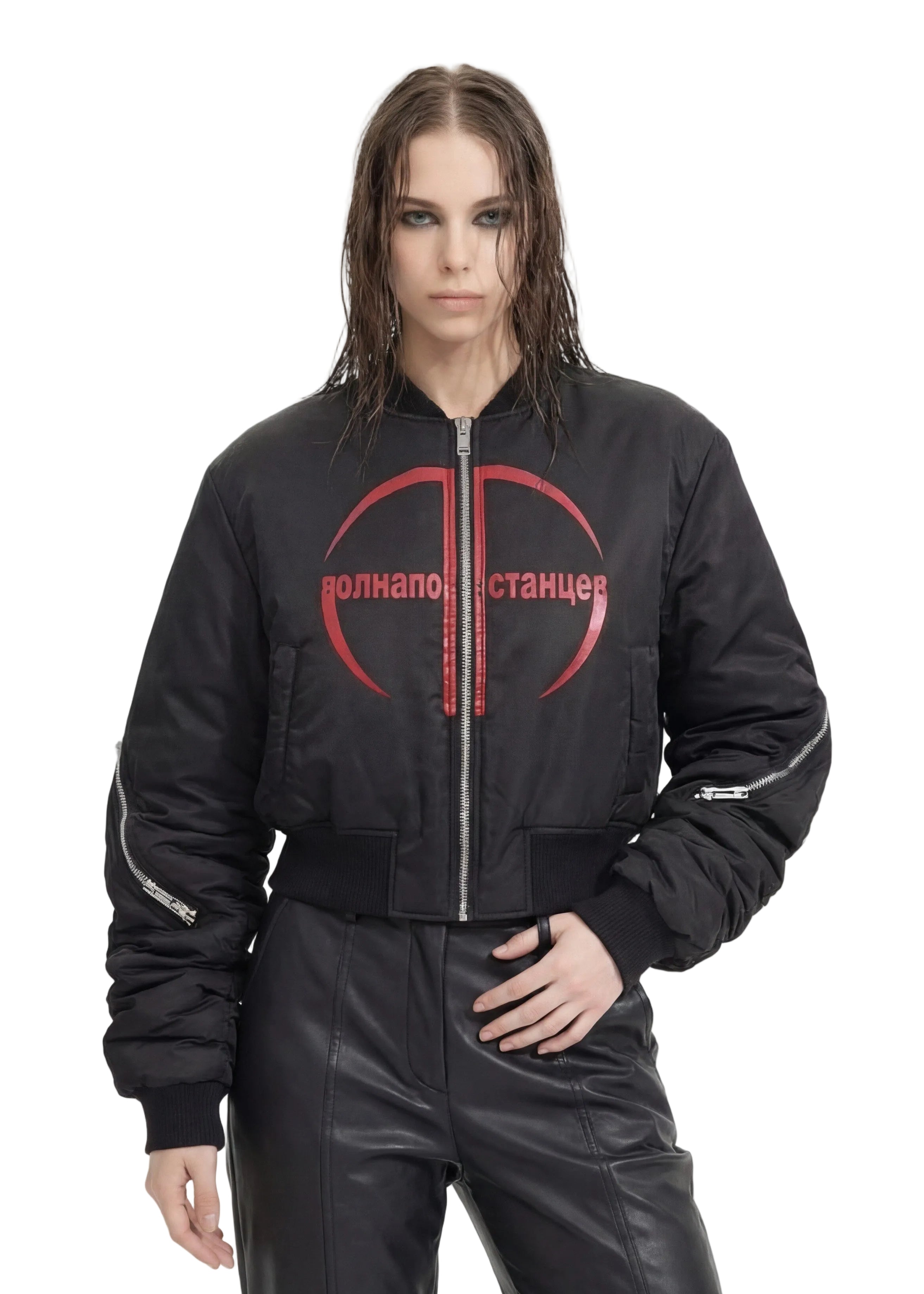 CROPPED BOMBER JACKET