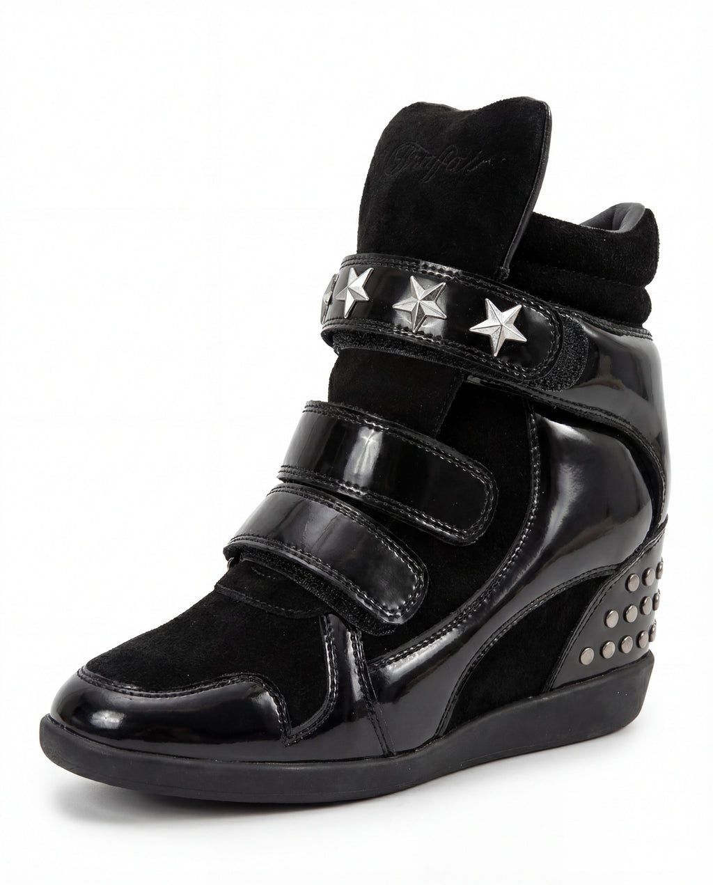 PATENT RIVET SNEAKERS