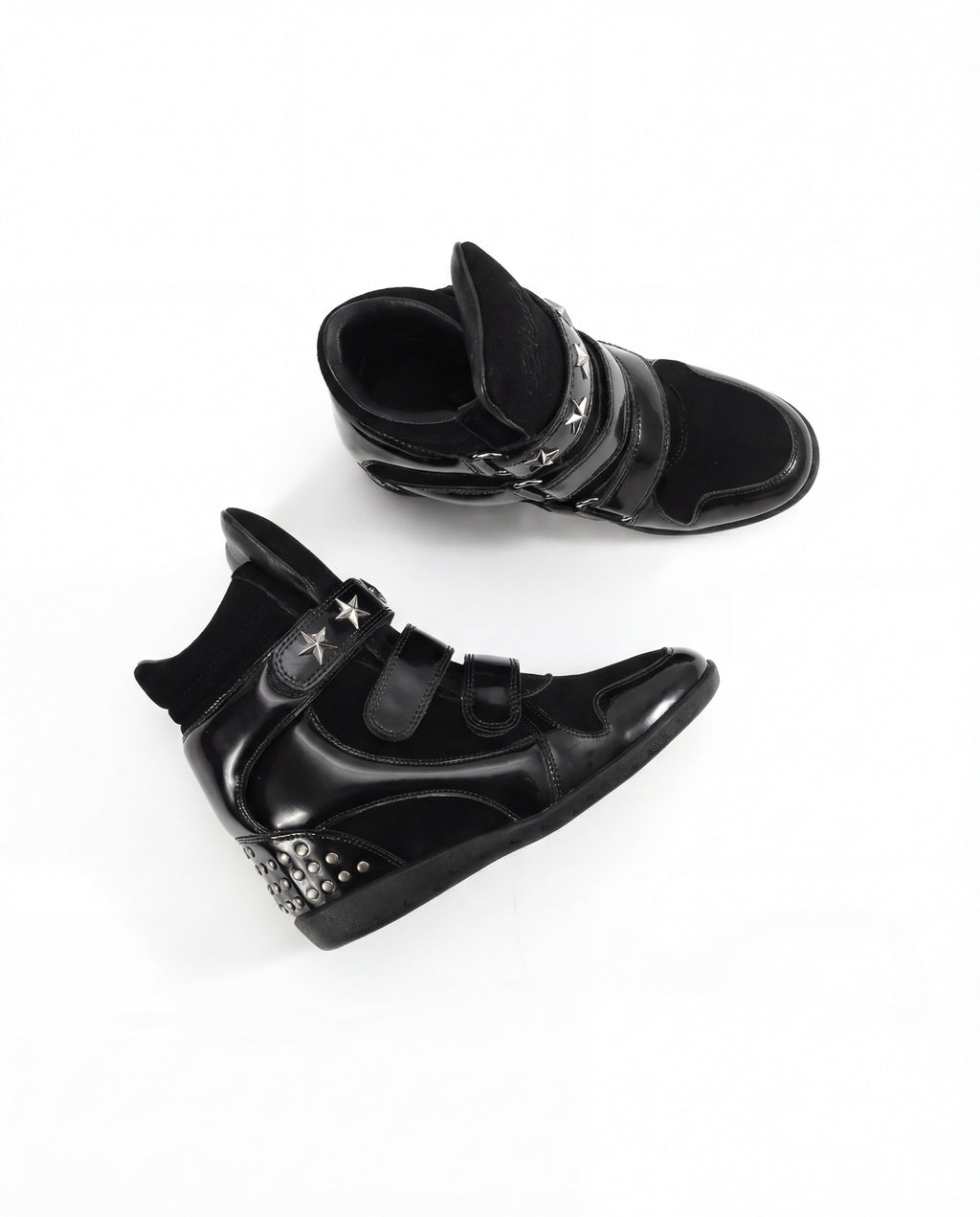 PATENT RIVET SNEAKERS