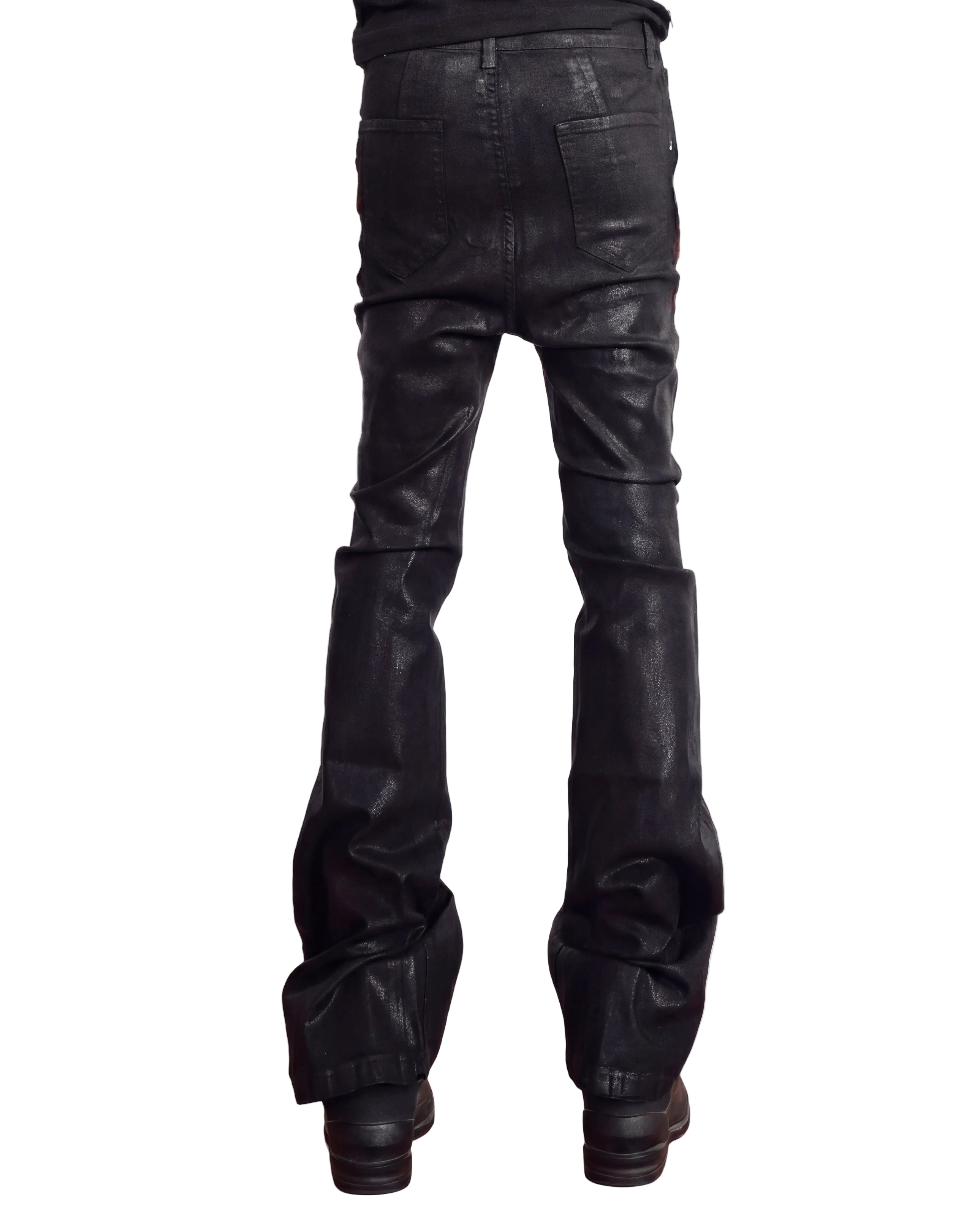 BLACK STRAIGHT DENIM