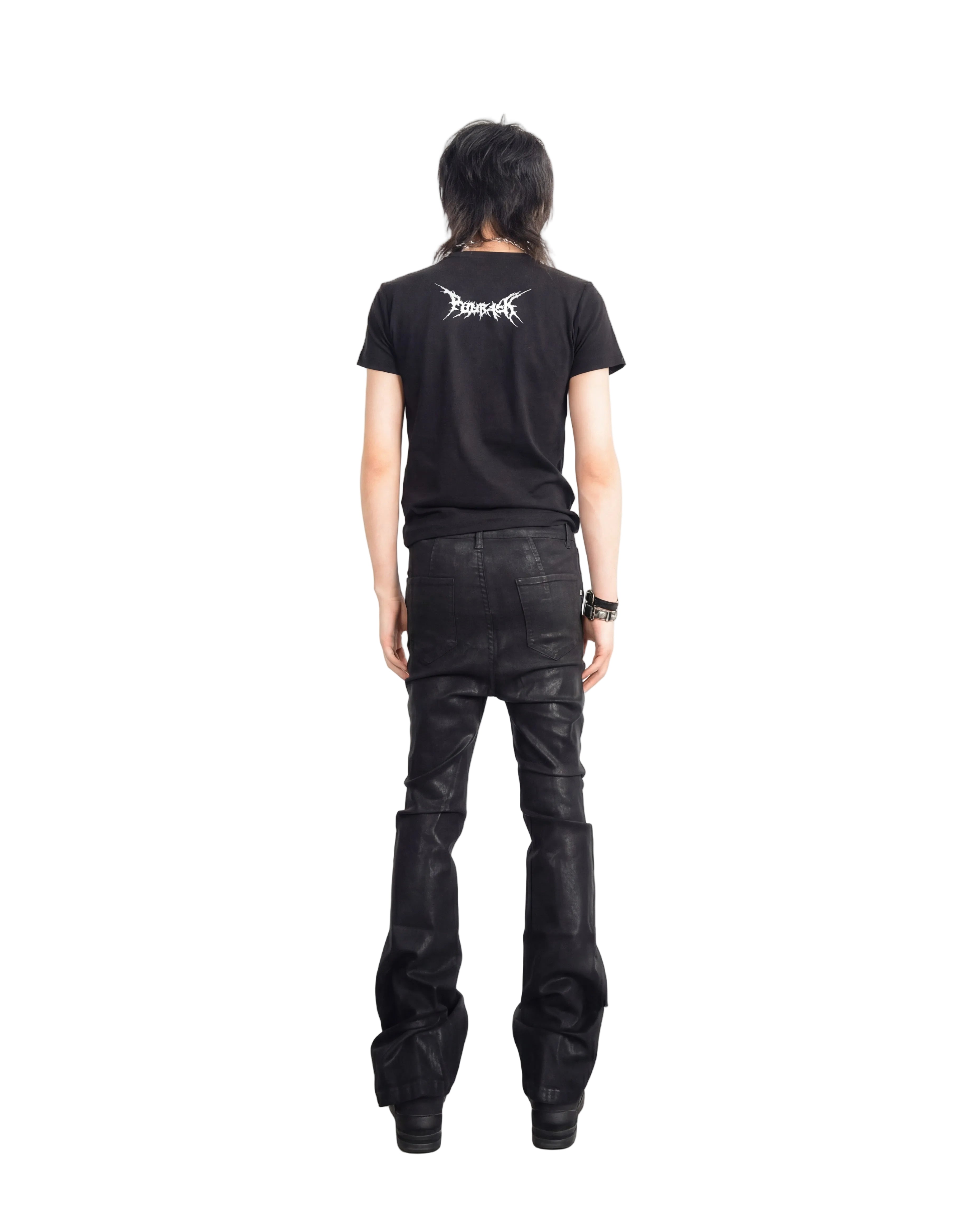 BLACK STRAIGHT DENIM