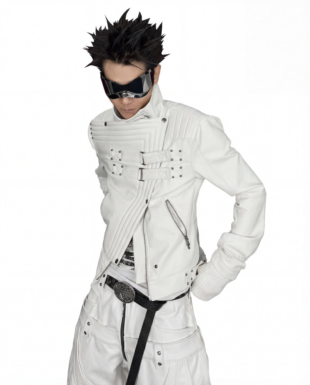 WHITE KNIGHT MOTO JACKET