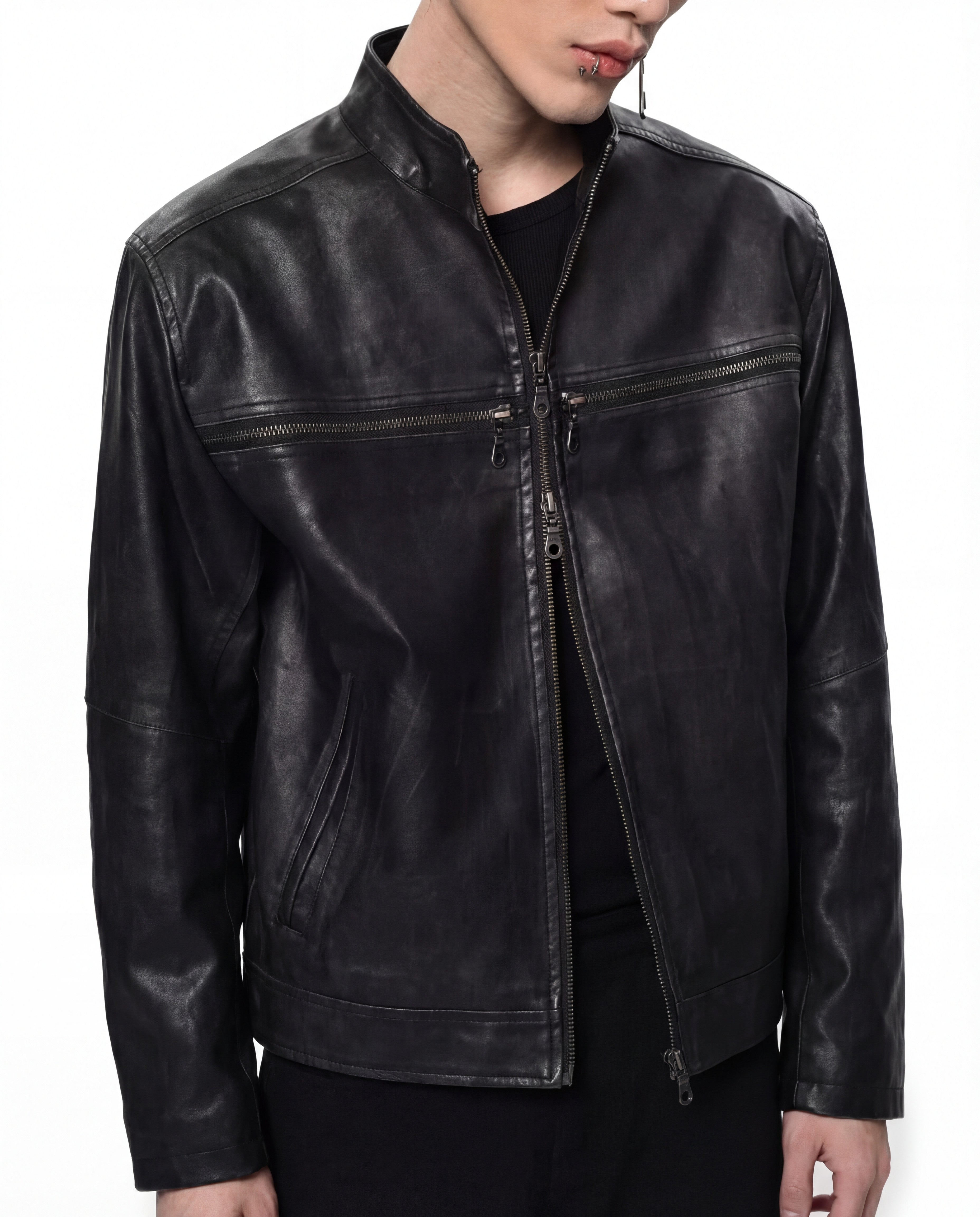 CROSS RIVET MOTO JACKET
