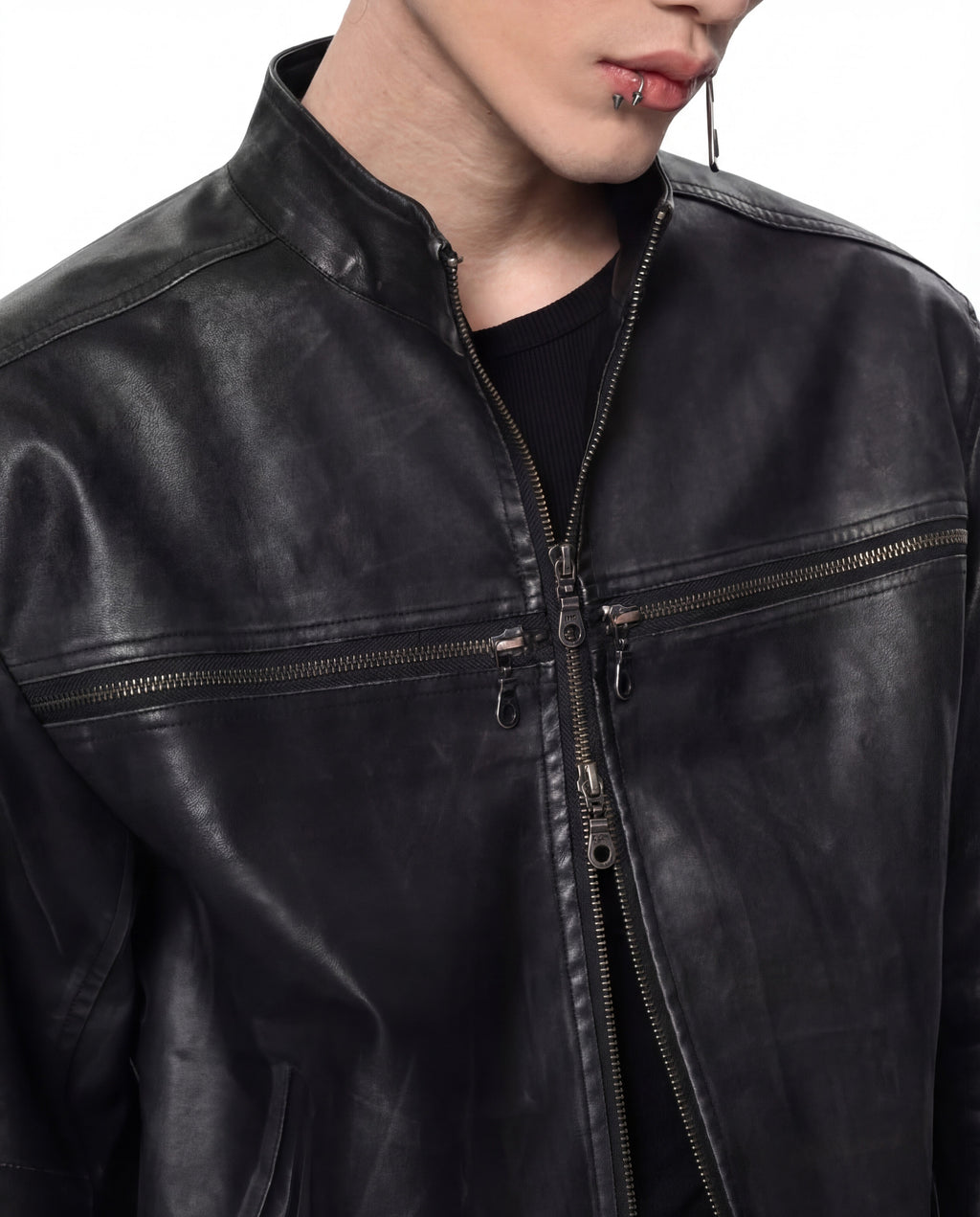CROSS RIVET MOTO JACKET