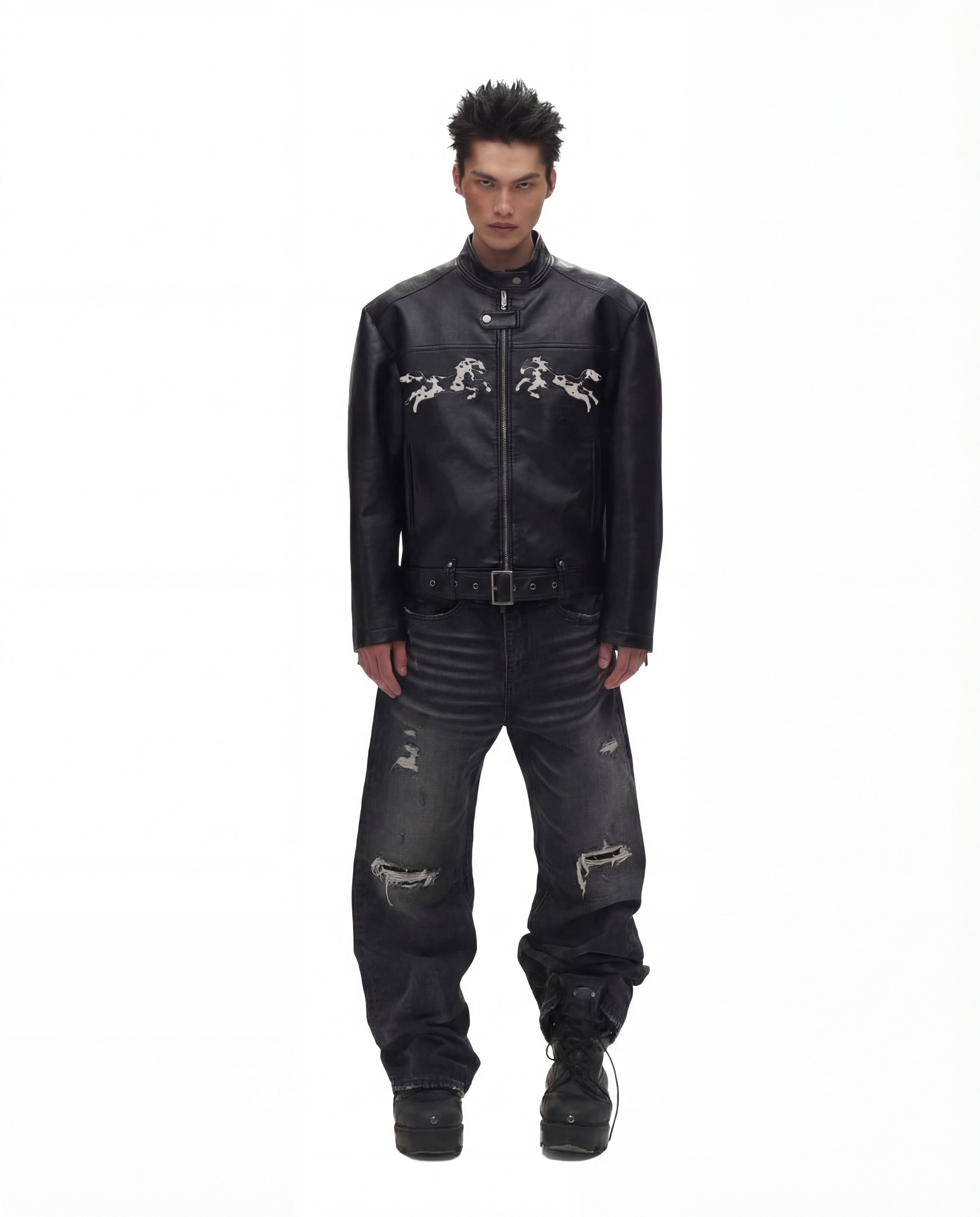 EMBROID MOTO JACKET