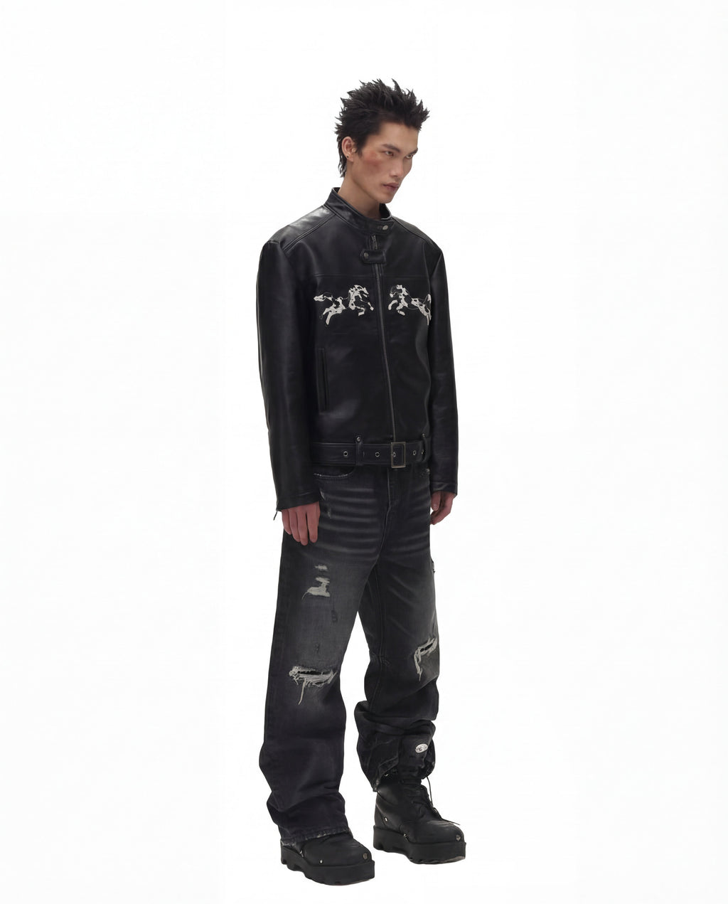 EMBROID MOTO JACKET
