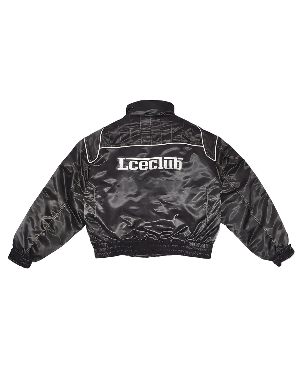 DISTRESSED HOODED BOMBER