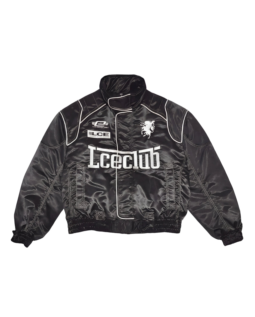 DISTRESSED HOODED BOMBER