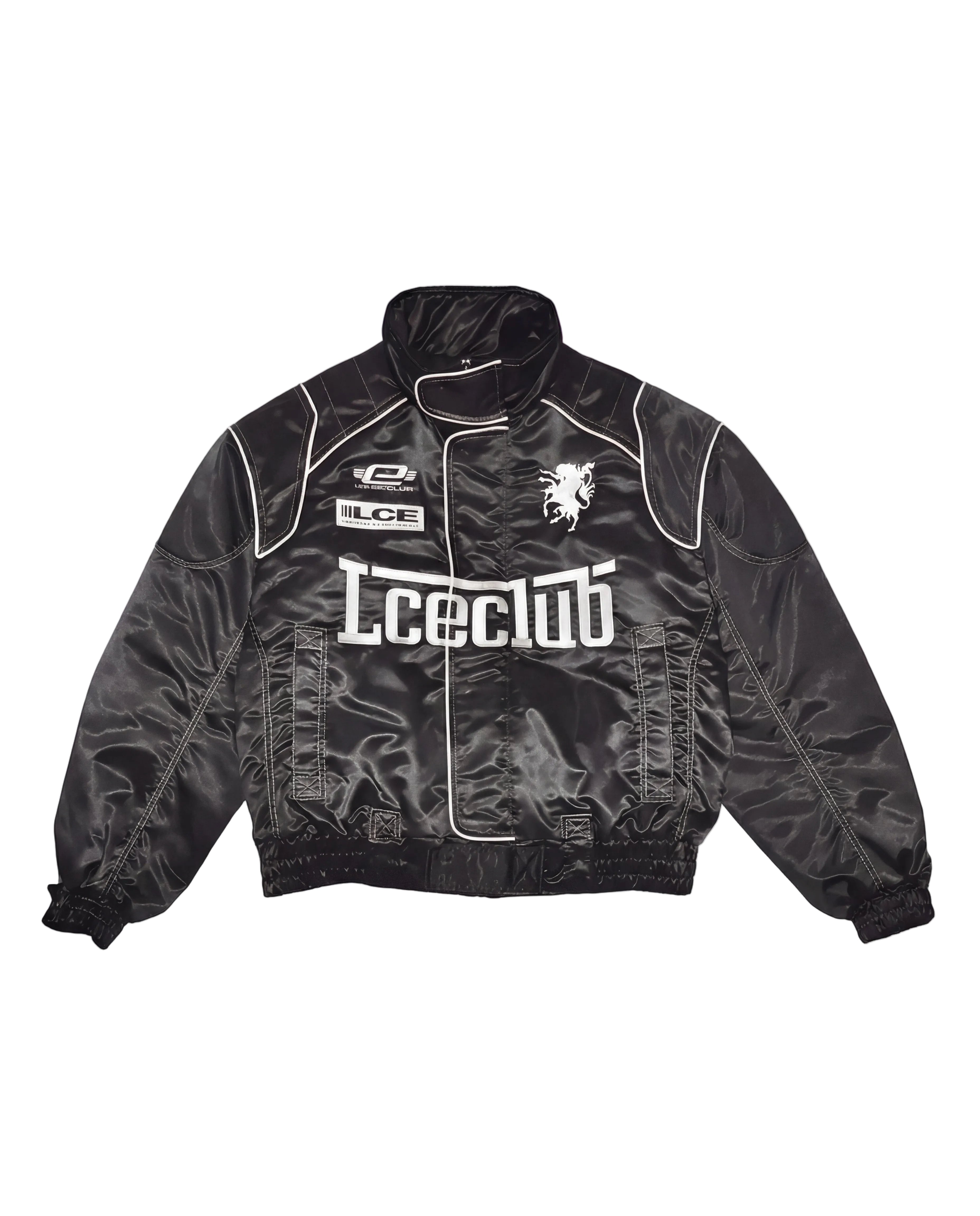 DISTRESSED HOODED BOMBER