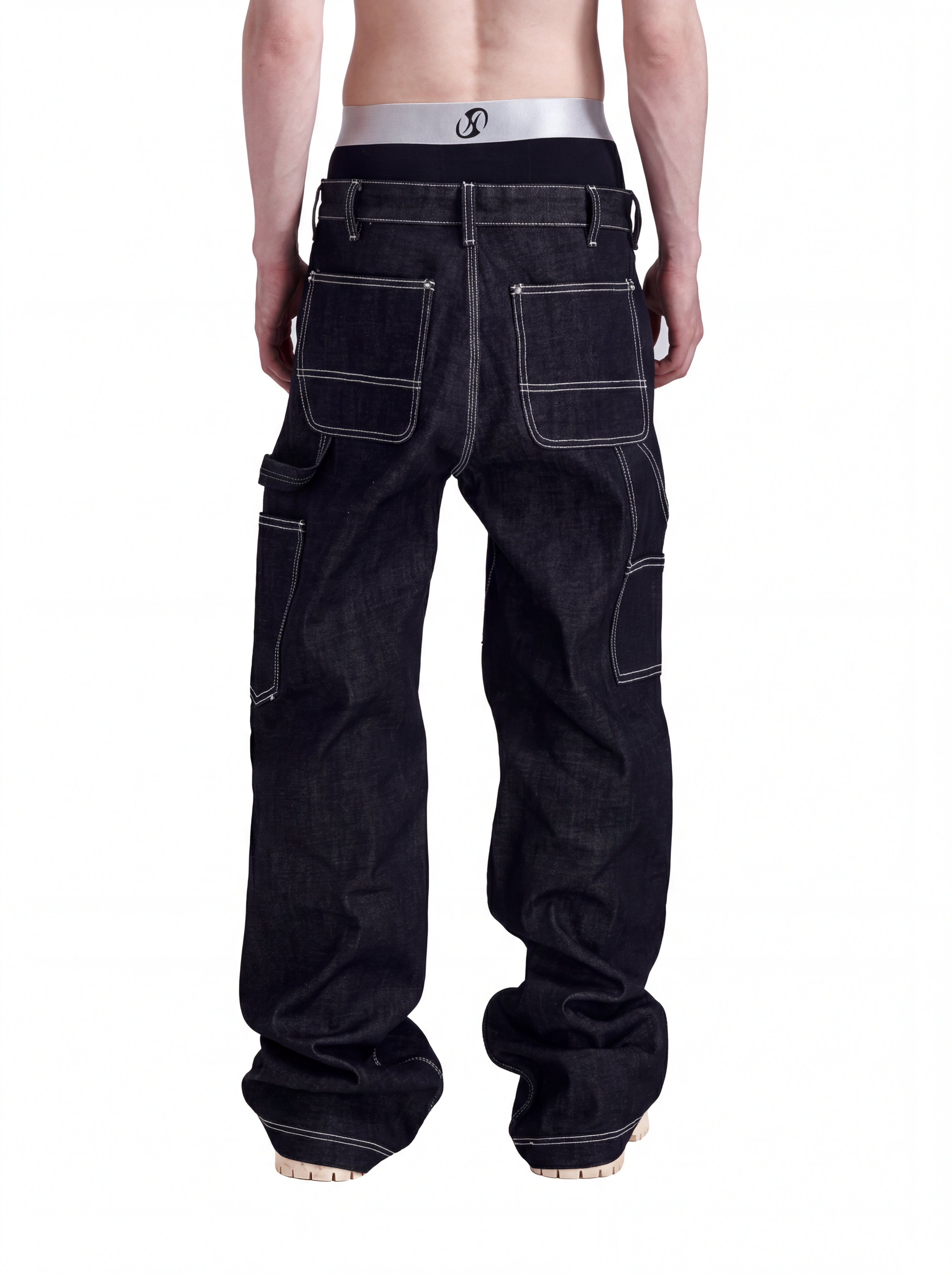 RAW WIDE DENIM