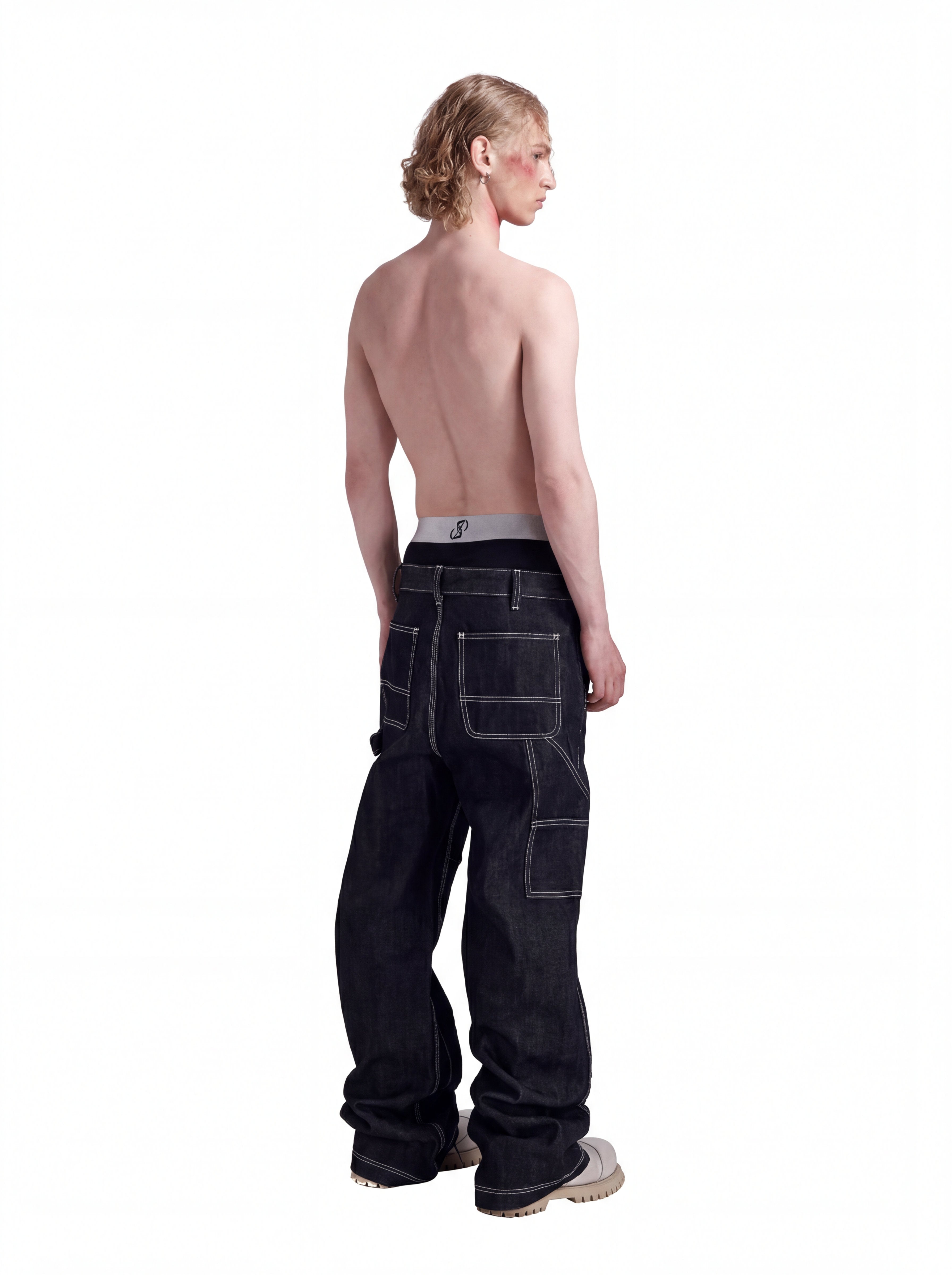RAW WIDE DENIM