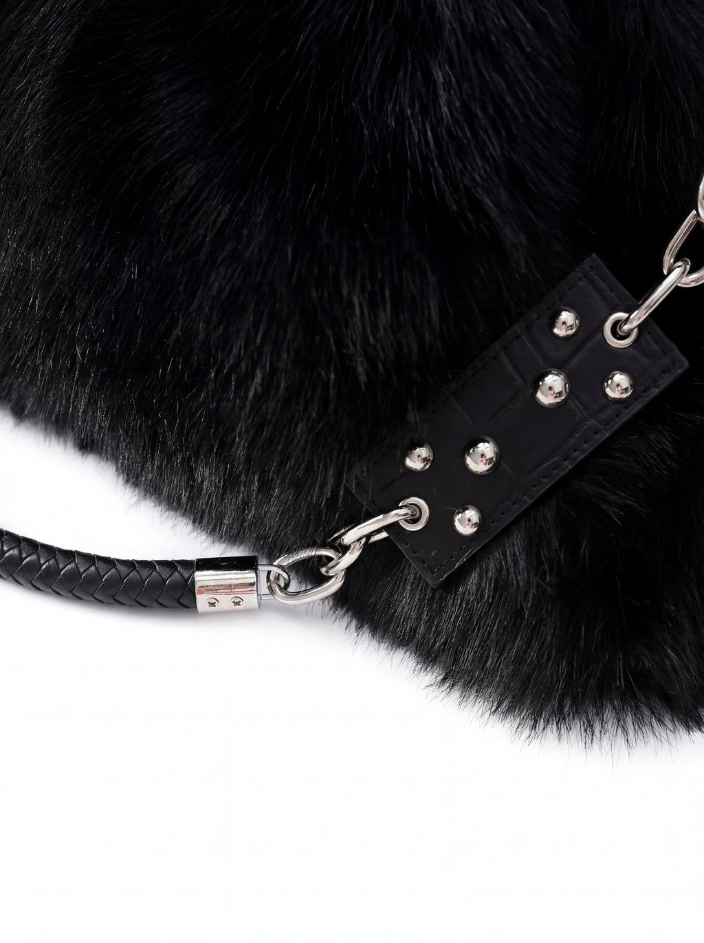 FUR CROC SATCHEL