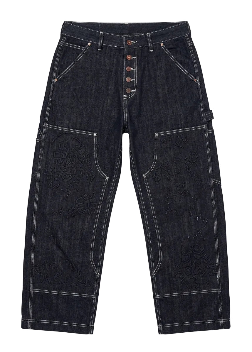 RAW WIDE DENIM