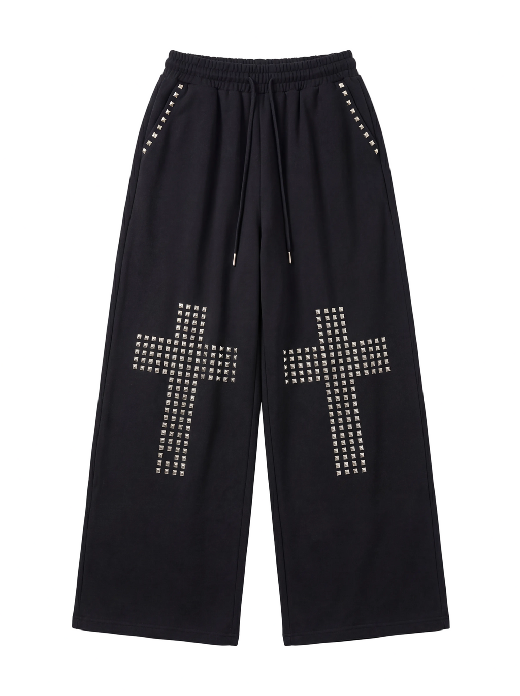 CROSS STUD WIDE PANTS