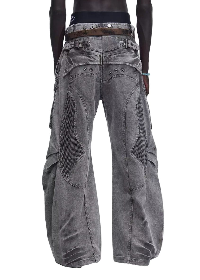 DUST WASH HEAVY CARGO PANTS