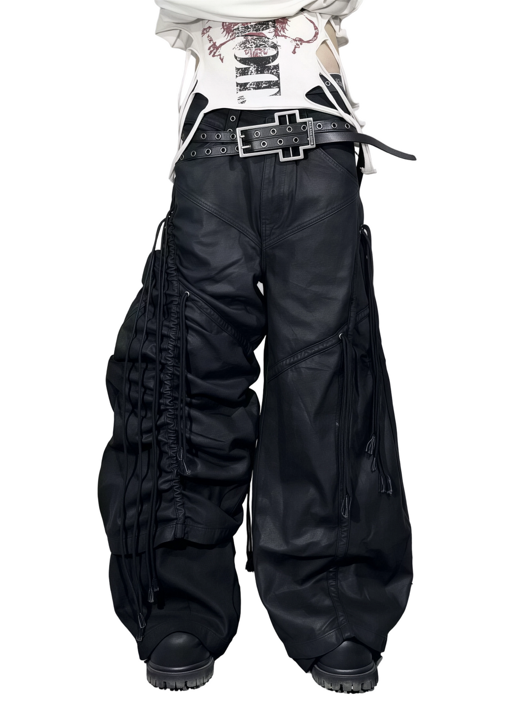 RUCHED CARGO PANTS
