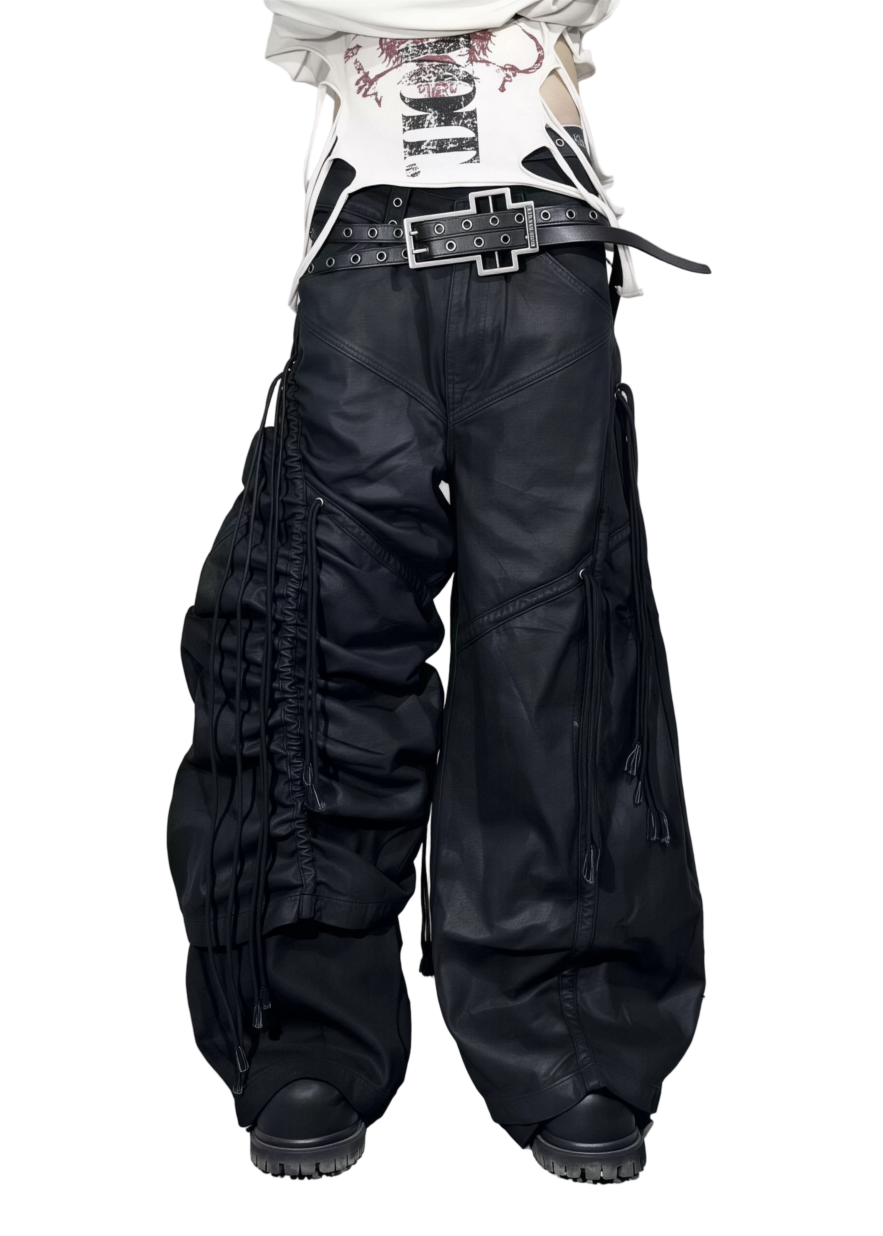 RUCHED CARGO PANTS